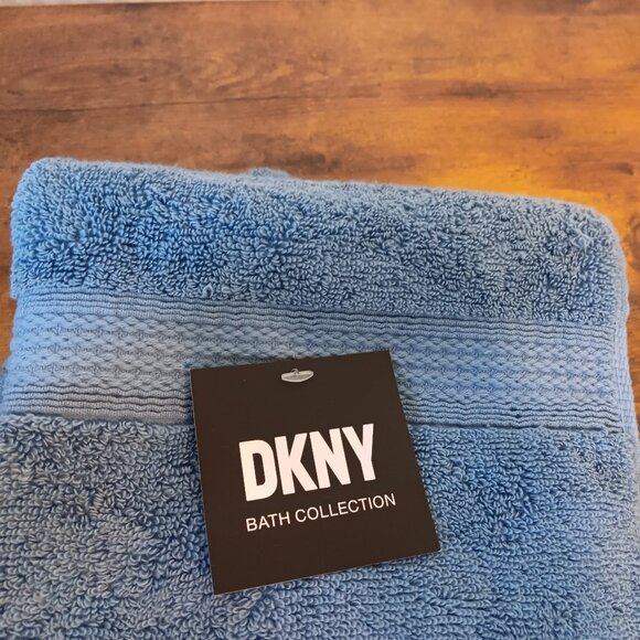 DKNY - Set of 2 Hand Towels - Cornflower Blue - Picture 4 of 10